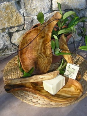 Beurrier en Bois d'Olivier