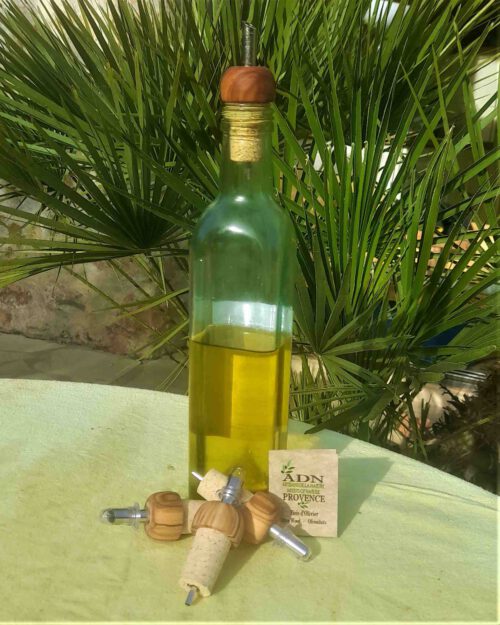 Bouchon en Bois d'Olivier avec bec verseur