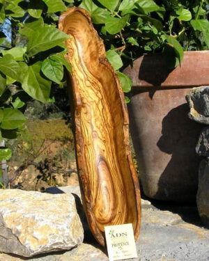 Coupelle pour pain baguette en Bois d'Olivier