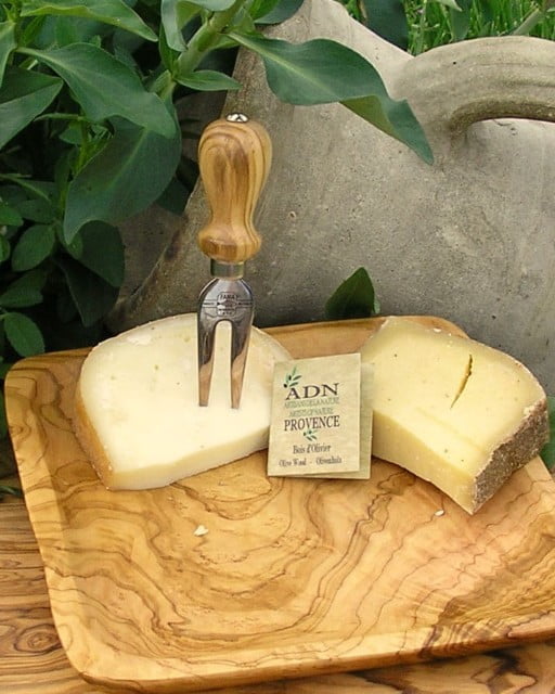 Couteau à fromage fourchette en Bois d’Olivier
