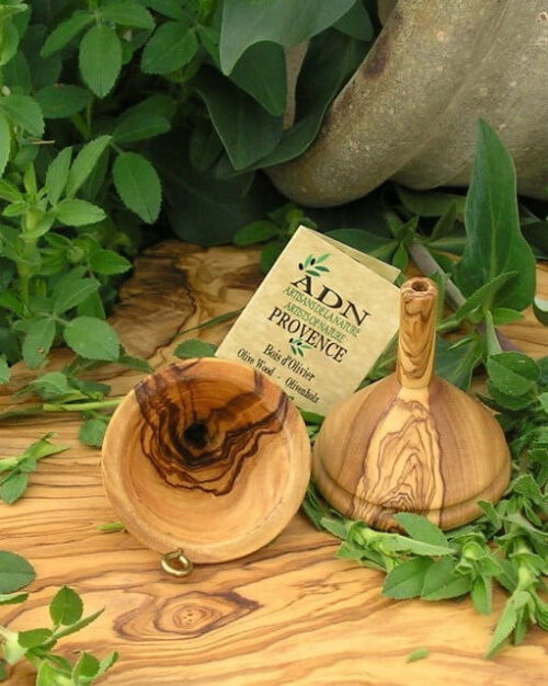 Entonnoir en Bois d'Olivier petit modèle