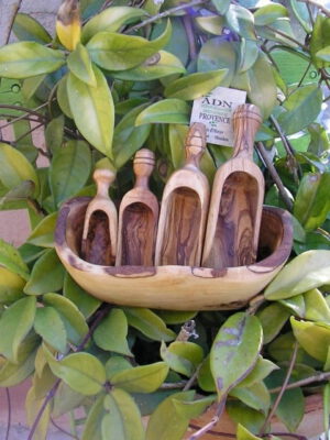 Pelle en Bois d'Olivier 11 cm env