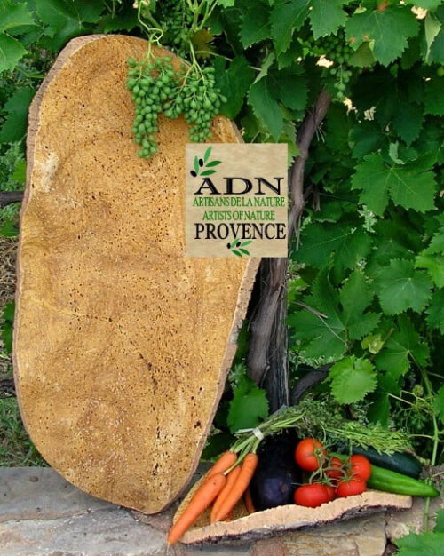 Plat en Liège géant - Couasse 65-80x30-35 cm env.