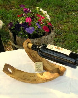 Porte bouteille en Bois d'Olivier