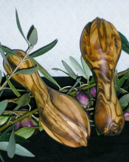 Presse Agrume en Bois d’Olivier