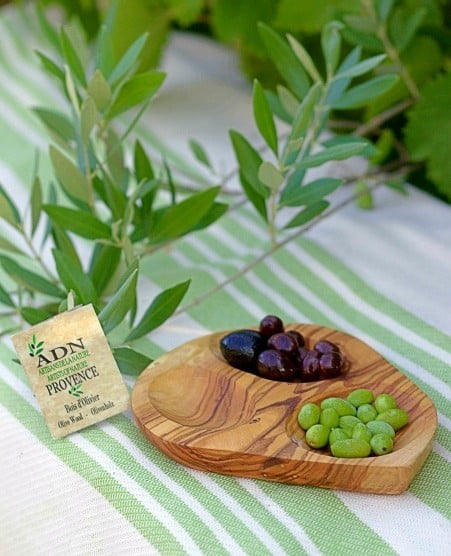 Ravier trio en Bois d’Olivier