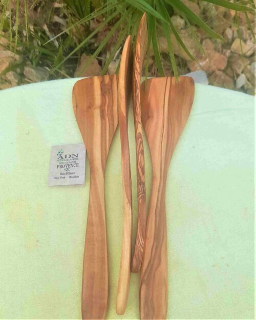 Spatule galbée en Bois d'Olivier